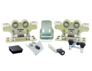 Wózki WBR-6B do bramy przesuwnej 80x80x5, 6 rolek z...